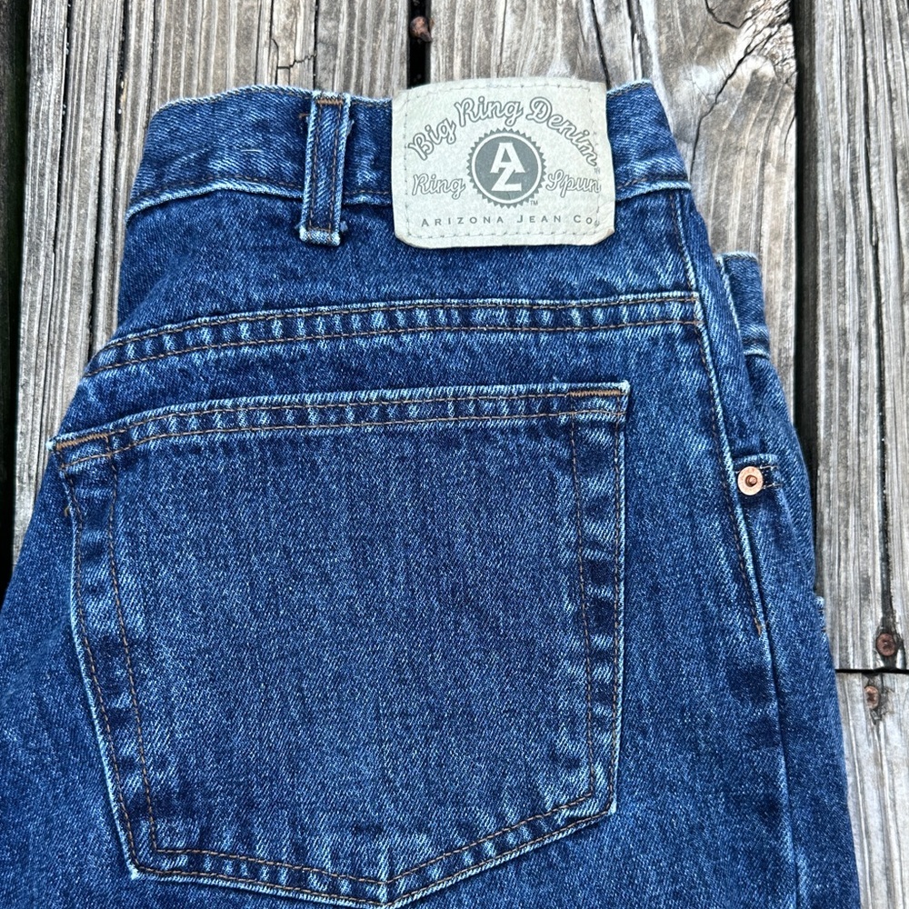 Arizona Jean Company Deep Blue Loose Fit Jeans 35/32 EUC - Picture 5 of 6